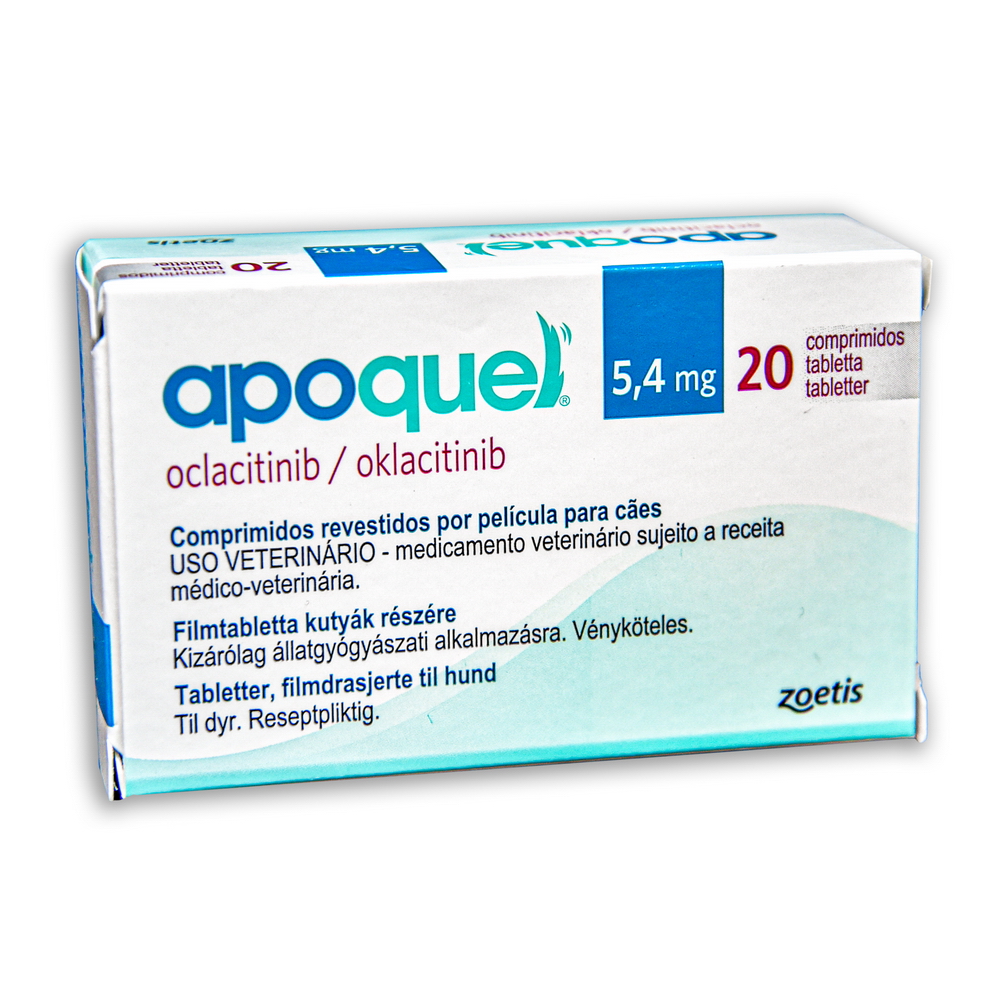 APOQUEL 5,4 mg filmtabletta kutyák részére - 20x