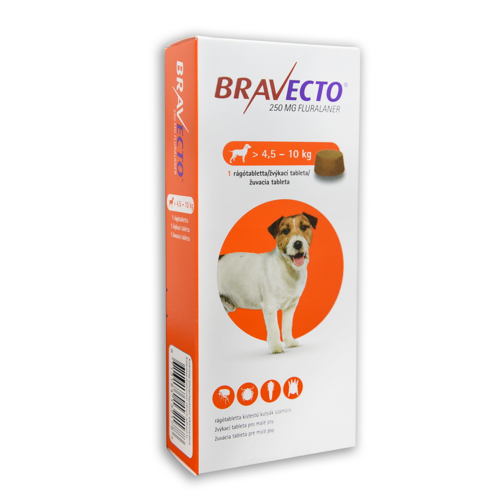 Bravecto tabletta kutya 4,5-10 kg
