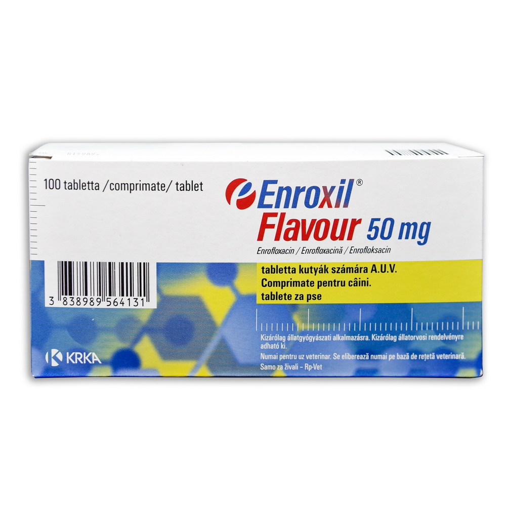 Enroxil 50 mg ízesített tabletta 100x