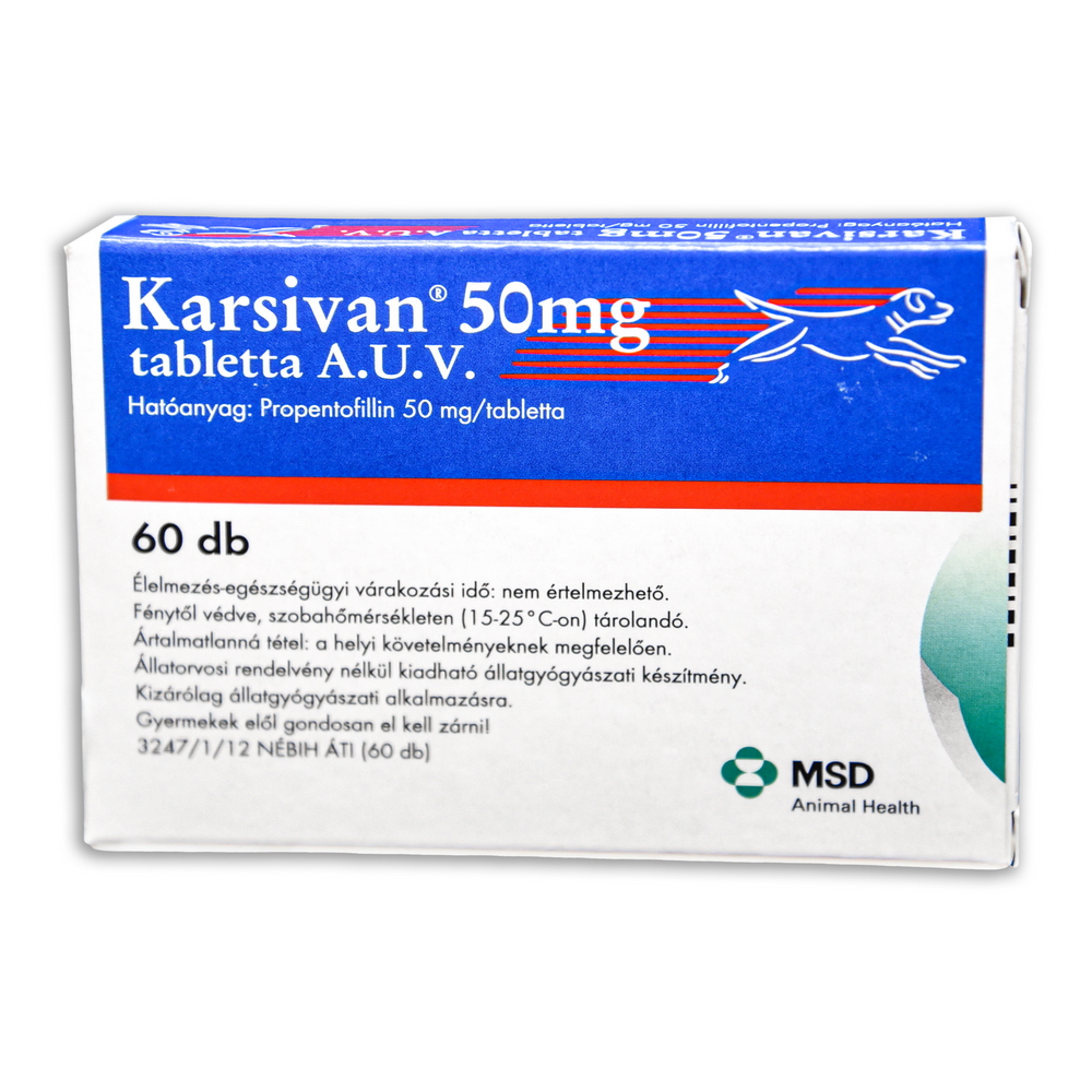 Karsivan tabletta 50 mg - 60 db