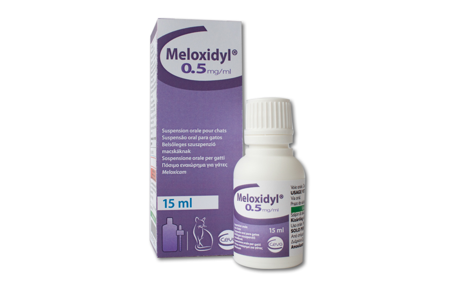 Meloxidyl 0,5 mg/ml belsõleges szuszpenzió macskáknak 15 ml