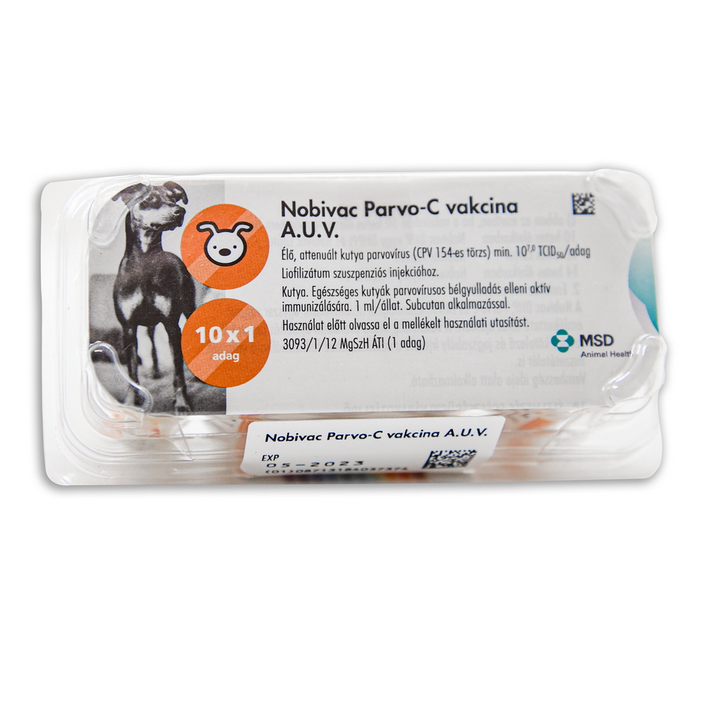 Nobivac Parvo-C vakcina + Diluent 10x1 adag