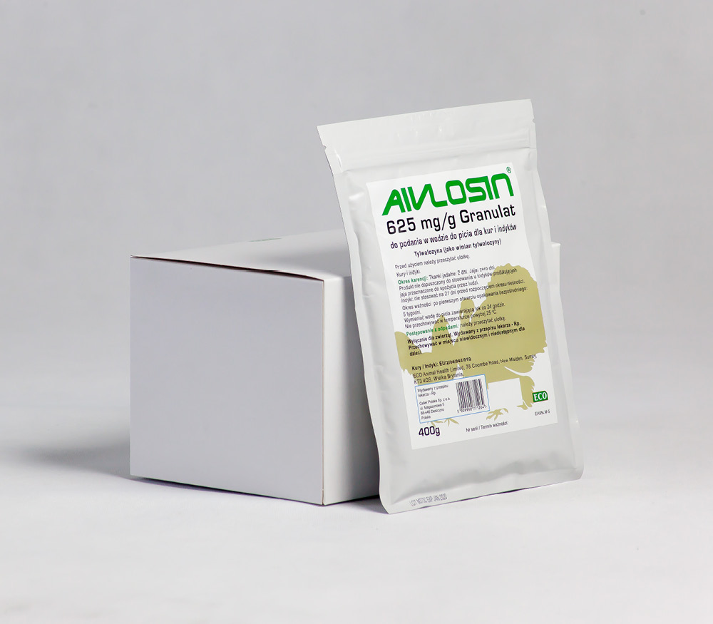 AIVLOSIN 625 mg/g granulátum ivóvízbe keveréshez sertések részére-400 g